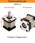 Compact 100 To 1 Precision Planetary Gearbox For NEMA17 Stepper Motors 42mm Flange 10mm Short Output Shaft 5Nm Torque 20 Arcmin Backlash