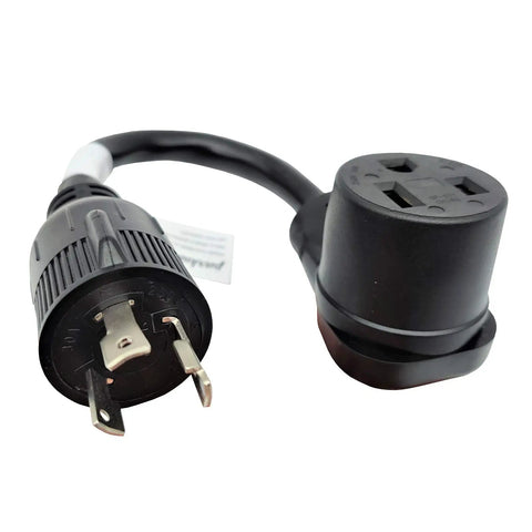 Heavy Duty Welding Adapter Cord L6-30 Plug To 6-50 Receptacle Locking 3-Prong 30A To 50A Welder Power Cord with 10 AWG copper wire