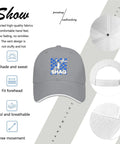 Lightweight Distressed Low Profile Baseball Cap For Men Everyday Versatile Hat With Breathable Fabric Easy To Dress Up Or Down Perfect For Sports Travel Hiking Beach Trips Streetwear And Casual Outfits featuring SHAQ print