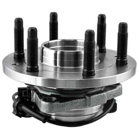 Front Wheel Bearing And Hub Assembly For 4WD 6 Lug With ABS Fits Chevy Silverado 1500 Suburban Tahoe GMC Sierra 1500 Yukon XL Cadillac Escalade 2015-2020 4x4 Premium Quality Durable Low Noise Precision Fit Beefed Up For Long Lasting Performance