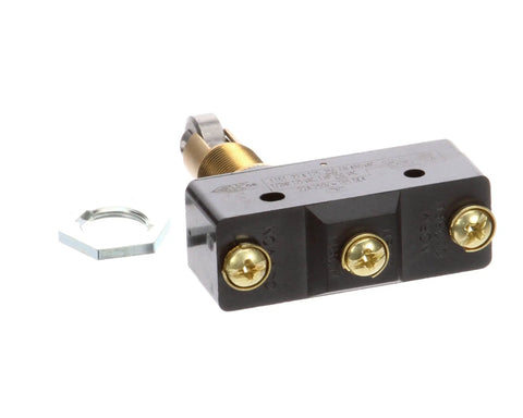 Replacement Filter Switch Plunger With Roller 2E 300407 OEM Part For Water Filtration Systems, black casing with gold screws