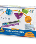 Totally Kid Approved Magnetic Addition Machine And Math Game featuring drop balls and cups for preschool counting fun.