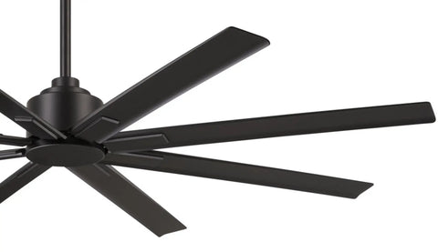Xtreme H2O 65 Inch Outdoor Ceiling Fan With DC Motor In Coal Finish, Damp Rated, Remote Control, Six-Speed Handheld Remote