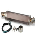 1.5 To 2 Inch Inlet Hexagon Slip On Exhaust Pipe For Dirt Bike Street Bike Scooter ATV Quad With 38mm To 51mm Connector and fittings