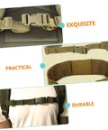 Two Pack Adjustable Backpack Straps Quick Release Clips Stretchable Chest Belts for Jogging and Hiking shown on backpack.