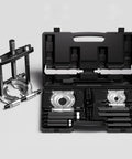 Badass Bearing Puller Set 14 PCS Gear Extractor Kit With 5 Ton Force Removes Stubborn Wheel Hub Axles Solid For Home Garage Pros Removes Rusty Bearings With 2 And 3 Inch Jaws Plus Screws Quick Fix For Cars And Trucks Pro Mechanic Gear, 14-piece case