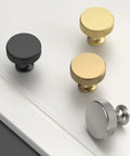 10 Pack Champagne Bronze Knurled Cabinet Knobs Kitchen Cabinet Handles For Drawer Cupboard Wardrobe Doors Easy Install And Durable Construction ZH0036 displayed with other colors on a surface