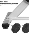 Adjustable Furniture Leveling Feet With Noise Reduction And Vibration Dampening, 2 Pack M8 M10 Screw In Rubber Pads For Chairs Desks Cabinets At Home And In The Office, No Slip Grip, Floor Friendly, Easy Install. Black rubber leveling feet on furniture leg