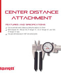 Center Distance Attachment for Dial and Electronic Calipers That Works With Series 797 798 120 123 1202 product image