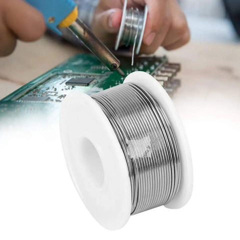 No Clean Rosin Core Solder Wire 1.0mm 100g High Purity Tin Lead Alloy For Electronics Repair PCB Circuit Board Soldering DIY Pro Grade