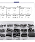 140 Piece Round Ended Drive Shaft Keys Set In Metric Key Stock For Fasteners Pro Grade Stainless Steel With Organized Case