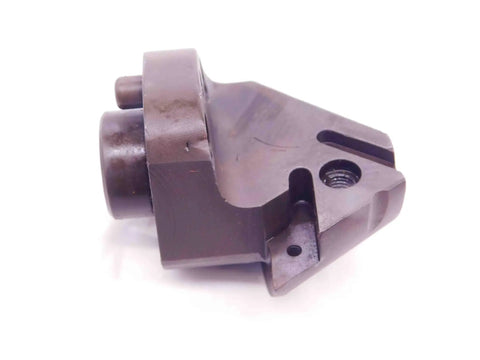 Top Shelf Indexable Boring Head For Precision Lathes Boasting Kickass Rigidity And A 1.75 Inch Body angled view of a robust lathe tool.