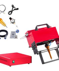 Heavy Duty Pneumatic Dot Peen Marking Machine For Metal Engraving Letters With Straight-Up Computer Control And Adjustable Speed Etching Tool built with accessories.