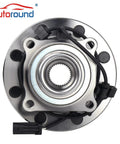 4WD Front Wheel Bearing And Hub Assembly With ABS For 1999 To 2007 Chevy Silverado Suburban 1500 Avalanche 2500 3500 HD