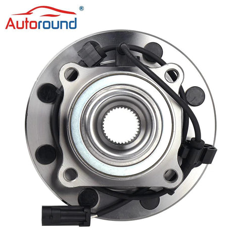 4WD Front Wheel Bearing And Hub Assembly With ABS For 1999 To 2007 Chevy Silverado Suburban 1500 Avalanche 2500 3500 HD