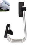 Adjustable Garden Kneeler Bench with Cushioned Pad Portable Foldable Kneeling Stool side view
