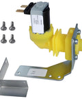 Ice Machine Water Inlet Assembly Replacement Part 000008486 With Solenoid Component And Hardware Kit For Maintenance Checks DIY Ready Durable Easy Install Replacement For Ice Makers And Ice Machines, yellow valve and screws