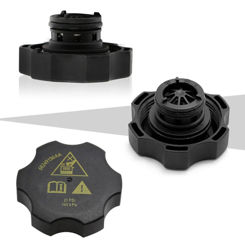 Radiator Coolant Reservoir Cap Replacement 68442532AA Fits Chrysler 200 2015 To 2017 Pacifica 2017 To 2021 Voyager 2020 To 2021