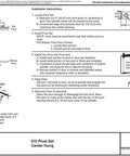Installation instructions for Real Deal Center Hung Pivot Hinges For Smooth Swinging Interior Or Exterior Doors.