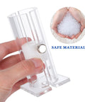 Sturdy Acrylic Mouse Restrainer Tube Fixture With Pretty Darn Secure Grip For Zero Fuss Abdominal And Tail Vein Injections Sweet Spot Lab Gear For Healthy Little Rodents Up To Thirty Five Grams Straightforward Equipment For Busy Labs, transparent design shown.