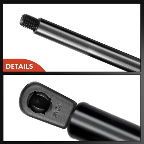 Close-up of Rear Window Lift Supports Shock Struts For Chevrolet Astro And GMC Safari 1992 2000 Two Piece Set details