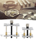 Watch Movement Holder 2 In 1 Repair Tool Durable Aluminum Alloy Pro Grade Dual Sided Fixed Base for secure handling