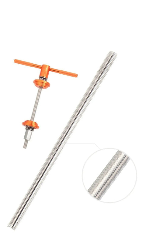 Bike Headset Press Tool Orange With 1 Thrust Bearing Aluminum Alloy Bicycle Bearing Press In Tool For Cup And Bottom Bracket Install