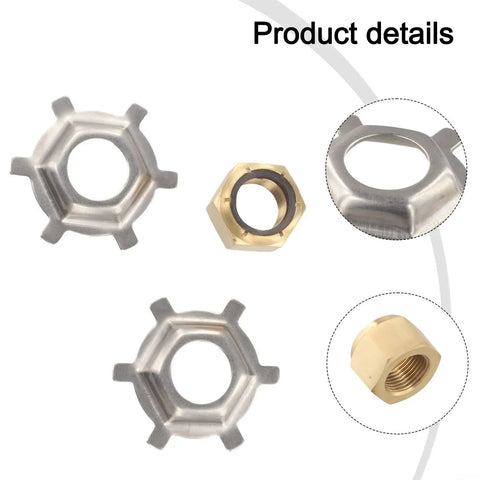 Heavy Duty Prop Nut Tab Washer Kit For Mercury 65 To 225Hp Outboard Motors Tough Copper Steel Marine Hardware Saltwater Ready Oem Replacement Fasteners Built Like A Tank For Sea Dogs