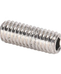 Single A2 70 stainless steel internal hex grub screw from Set Screw Kit, 50 Pieces, M2x3, DIN 916, visible in close-up view.