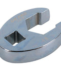 Close-up of Built Different 18mm Crowfoot Wrench With 3/8 Inch Drive and Six Point Flare Nut Design crafted from CRV steel.