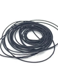 Watch Back Cover Seal Ring Set Waterproof O Ring Gasket 0.5mm 0.6mm 0.7mm 0.8mm Elastic Rubber Black shown in coils