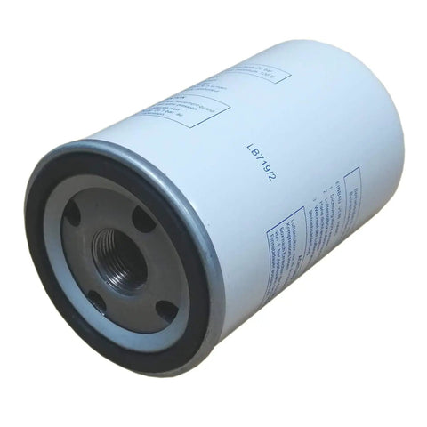 Oil Separator Replacement Filter For Air Compressors Compatible With LB719/2 Model, side view showing connector and label details