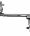 Rotating Multi Clamp For Drum Hardware 360 Degree Adjustable Mount, silver clamp, studio and stage use, heavy-duty construction