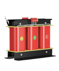 Bulletproof 10KVA Three Phase Dry Type Isolation Transformer Step Up Down Voltage Converter 415V 400V 380V To 220V 50Hz 60Hz, red and black design.