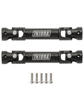 Beefed Up Hardened Steel Drive Shaft With D Shaped Holes For 1 24 Scale RC Crawlers Upgrades Tough Steel Construction visible with screws