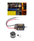 Universal 540 Brushed RC Car Motor With One Third Reduction Planetary Gear System 13T 80T for model tractors and crawlers