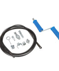 Heavy Duty Steel Drain Snake Flexible Auger Cord Three Meter Spiral Rig With Six Swappable Cutting Heads components and attachments on display.