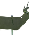 Deer Buck Silhouette AR500 Steel Target 21 Inch By 30 Inch For Range And Hunting Rifle Practice Gong With Mounting Holes
