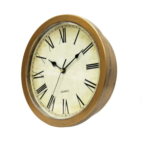 Hidden Compartment Wall Clock Safe With Thickened 10 Inch Plastic Case And Silent Movement ornamental design