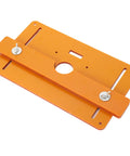 Top Notch Router Table Plate And Heavy Duty Woodworking Insert For Seamless Milling Plus Quick Manual Planing Built Like A Tank For Shop Rigs Rock Solid Fit For Standard Trim Tools Today in orange resin.