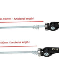 Lightweight CNC Aluminum Quick Release Bike Wheel Skewers Set Front 100mm Rear 135mm 1 Pair Built For Rough Rides Road MTB BMX
