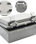 Outdoor ABS Plastic Electrical Enclosure Box Weatherproof And Dustproof IP65 Rated Flame Retardant Built To Last Rugged Heavy Duty 100x150x70 mm