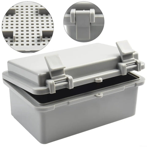 Outdoor ABS Plastic Electrical Enclosure Box Weatherproof And Dustproof IP65 Rated Flame Retardant Built To Last Rugged Heavy Duty 100x150x70 mm