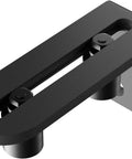 Sliding Barn Door Bottom Floor Guide Wall Mounted Roller Guides with Ball Bearings Adjustable Stay Roller Black Made From Solid Carbon Steel