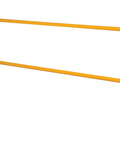 Heavy Duty Steel Pipe Safety Railing With Vibrant Yellow Coating For Mezzanine Edge Guard and Warehouse Walkway Barrier side view