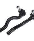Beefy Tie Rod End Kit For Jeep Grand Cherokee 2011 To 2015 Front Outer Left And Right Durable Steering Linkage Replacements ES800972 ES800973 OE Quality, two black tie rod ends