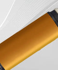 Close-up of Handy Cordless Oil Transfer Pump With Battery Powered Design, showing durable metal body and screened base.