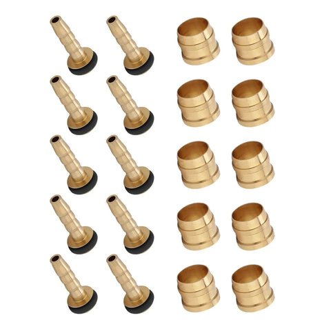 Olive Hose Olive Insert For Hydraulic Disc Brake Hose Replacement Set 10 Pieces Durable Rust Resistant Connector Inserts