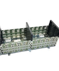 Rugged Plug In Programmable Logic Controller Module 1746A10 Style With One Color LED Indicator For Industrial Automation Quick Install Bulletproof Control Unit For Machinery Easy Legacy System Integration And HMI Panels, metal rack chassis