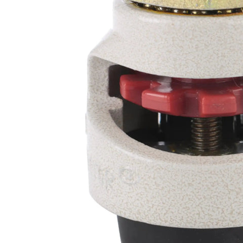 Close-up of 4 Pack Heavy Duty Leveling Caster Wheels With Threaded Stem, Adjustable Height Casters for Machinery Benches